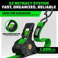 thumbnail image 3 of Rhino USA 1" x 10' Retractable Ratchet Straps 1,209lb Break Strength (Green 4-Pack), 3 of 6