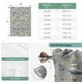 thumbnail image 6 of Blue Grey Seaports Balloon Curtains 63 Inch Length for Living Room/Bedroom, Vintage Ocean Anchor Shark Lighthouse Rod Pocket Privacy Door Curtains Decorative Tie Up Shade for Window 52"x63", 6 of 8