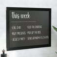 thumbnail image 3 of Merrick Lane Magnetic Wall Mount Hanging Black Chalkboard, 3 of 12