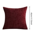thumbnail image 3 of Chenille Pillow Covers 18x18 Inch - Soft Textured Decorative Throw Pillow Covers for Couch, Farmhouse Accent Cushion Covers, Boho Home Decor for Sofa Bedroom Living Room, 3 of 9