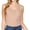 KHAKI, variant on Women's Sleeveless Henley Rib Buttoned Bodysuit Top Shirts