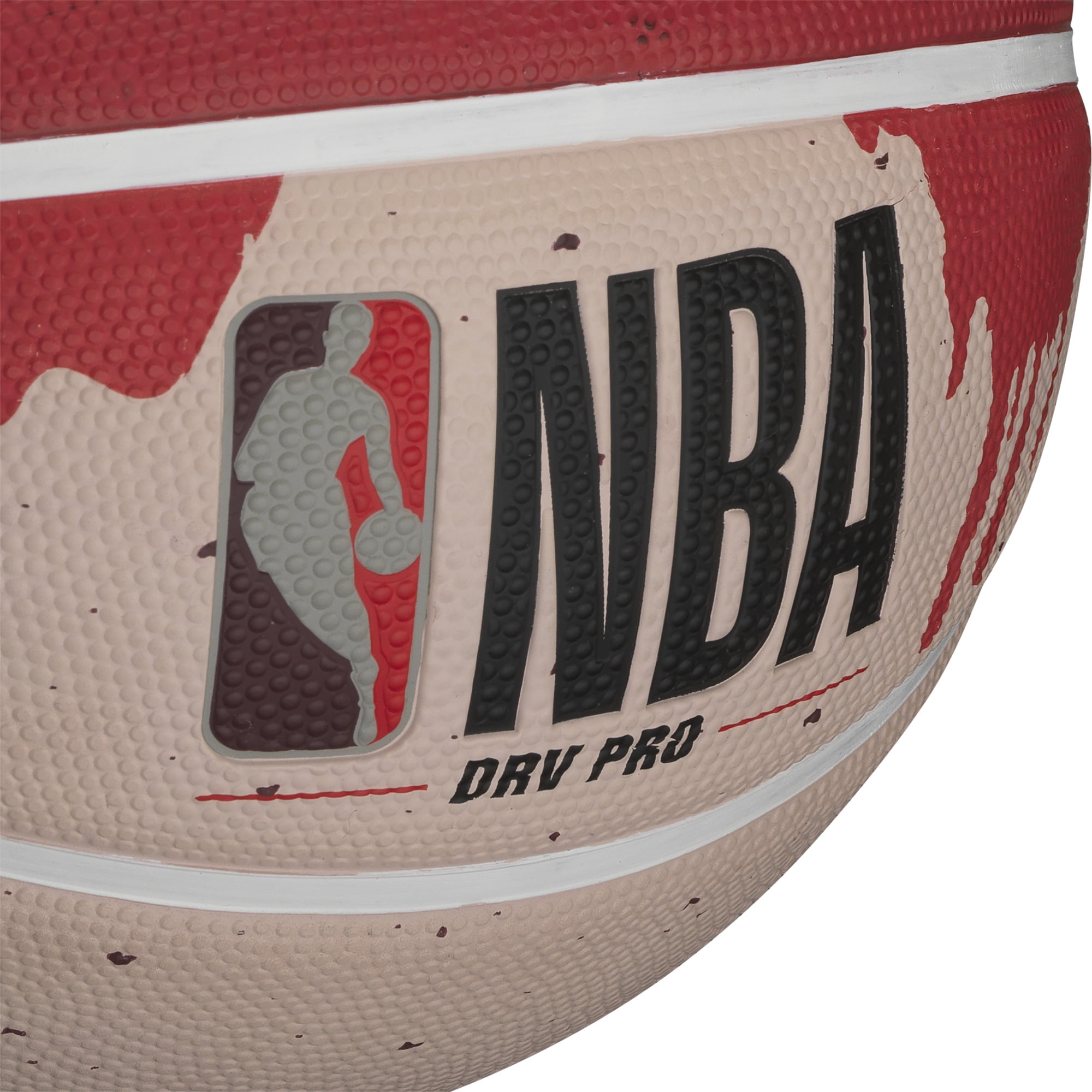 Wilson NBA DRV Pro Outdoor Basketball, Red, 28.5 in.