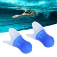 thumbnail image 4 of Reusable Earplug, Earplug Silicone Material Noise Reduction 2Pcs  For Swimming Flying Sleeping Blue L+Box, 4 of 8