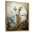 thumbnail image 2 of Designart "Satisfied Goat II" Animals Floater Framed Canvas Art Print, 2 of 7