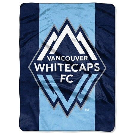 The Northwest Company Blue Vancouver Whitecaps FC 60  x 80  Raschel Throw Blanket