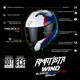 thumbnail image 3 of Casco Amatista Wind Blanco / Azul Brillo L, 3 of 6