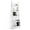 White, variant on Giantex Ladder Shelf 5-Tier Wall-Leaning Bookshelf Ladder Bookcase, Simple Modern Wood Storage Display Shelf for Home, Black