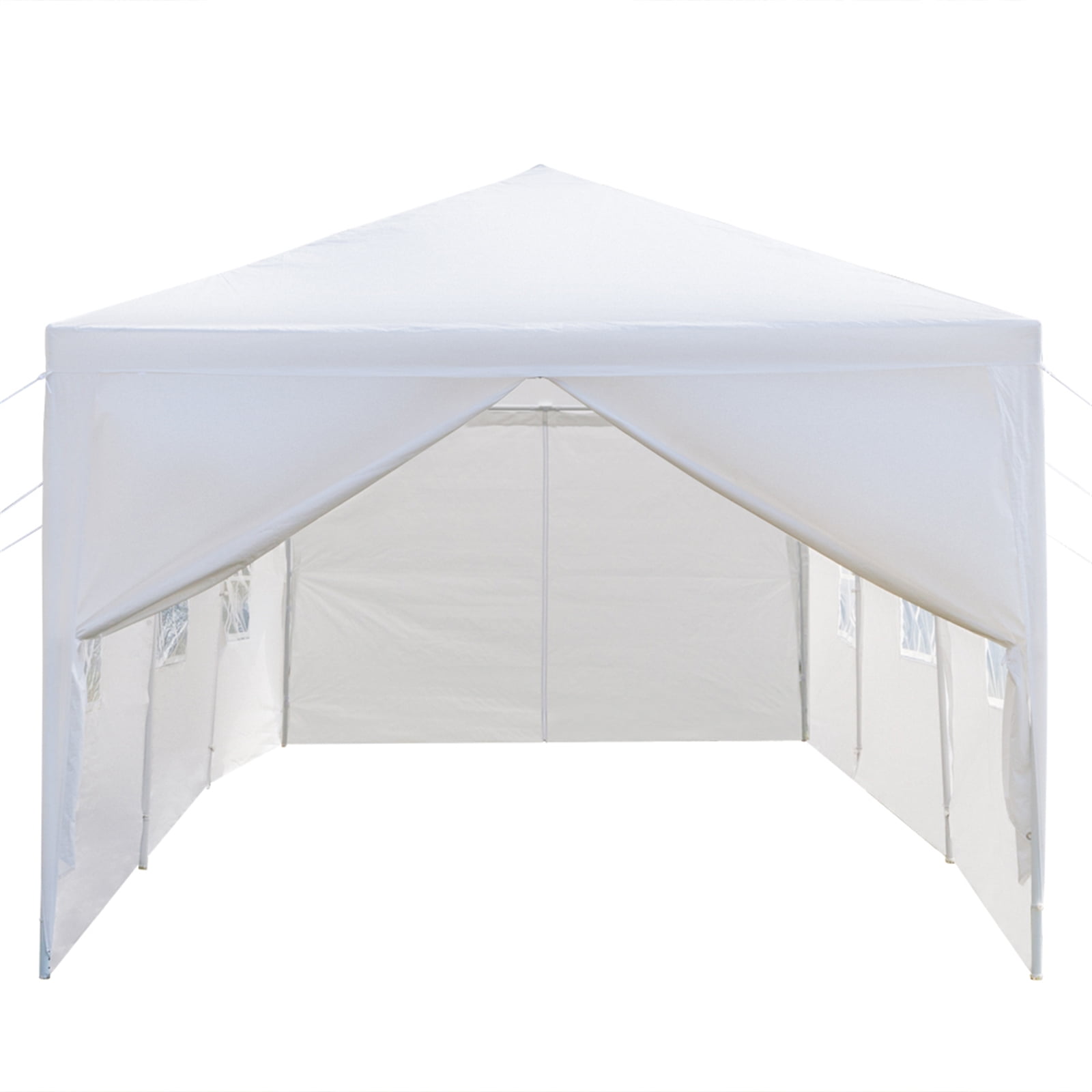 Kepooman 3 x 9m Canopy, Portable Folding Instant Canopy Tent, Outdoor Canopies with Two Doors, White, Eight Sides Kepooman 3 x 9m Canopy, Portable Folding Instant Canopy Tent, Outdoor Canopies with Two Doors, White, Eight Sides