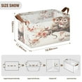 thumbnail image 4 of BZSMCE Collapsible Fabric Cube Storage Bins Cute Monkey Sitting on The Branch Design Pattern Storage Box, 4 of 8