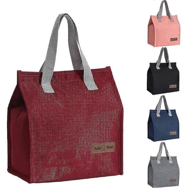 1pcs Lunch Bags, Reusable Insulated Leakproof Lunch Box Tote Bag, Cool Bags, Thermal Cooler Bag For Work School Picnic Travel