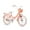 Peach, variant on Glerc Maggie 14 inch Kids Girls Bike for Ages 3-5 Years Old Children, Princess Style Kids Bicycle with Doll-Seat & Basket & Training Wheels, Purple