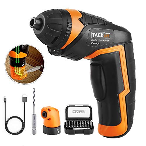 Image of Tacklife SDP51DC cordless rechargeable screwdriver