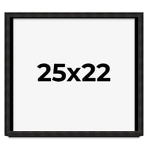 25x22 Shadow Box Black Rustic Barnwood Display Frame  | 1.125 Inch Deep | 0.875 Inch Moulding Width