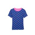 thumbnail image 3 of Wonder Nation Girls Short Sleeve Top, Pants and Shorts Pajama Sleep Set, 3-Piece, Sizes 4-10, 3 of 4