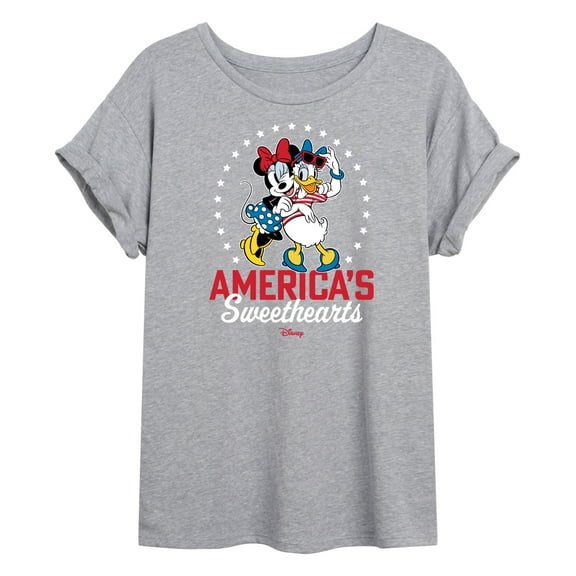 Disney - Americana - Americas Sweethearts - Women's Oversized T-Shirt