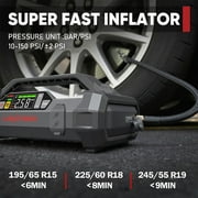 LOKITHOR JA400 1750A 12V Jump Starter with Air Compressor, 60W Two-Way Fast Charing, Lithium Car Battery Starter with 150PSI Digital Tire Inflator, Booster Pack (7LGas/5.5L Diesel Engines)