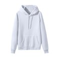 thumbnail image 2 of Sudaderas con capucha casuales de moda para hombres, suéter sólido con cordón, abrigo deportivo con capucha Pompotops  oipoqjl15009, 2 of 9