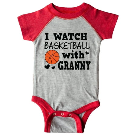 

Inktastic I Watch Basketball with Granny Gift Baby Boy Bodysuit