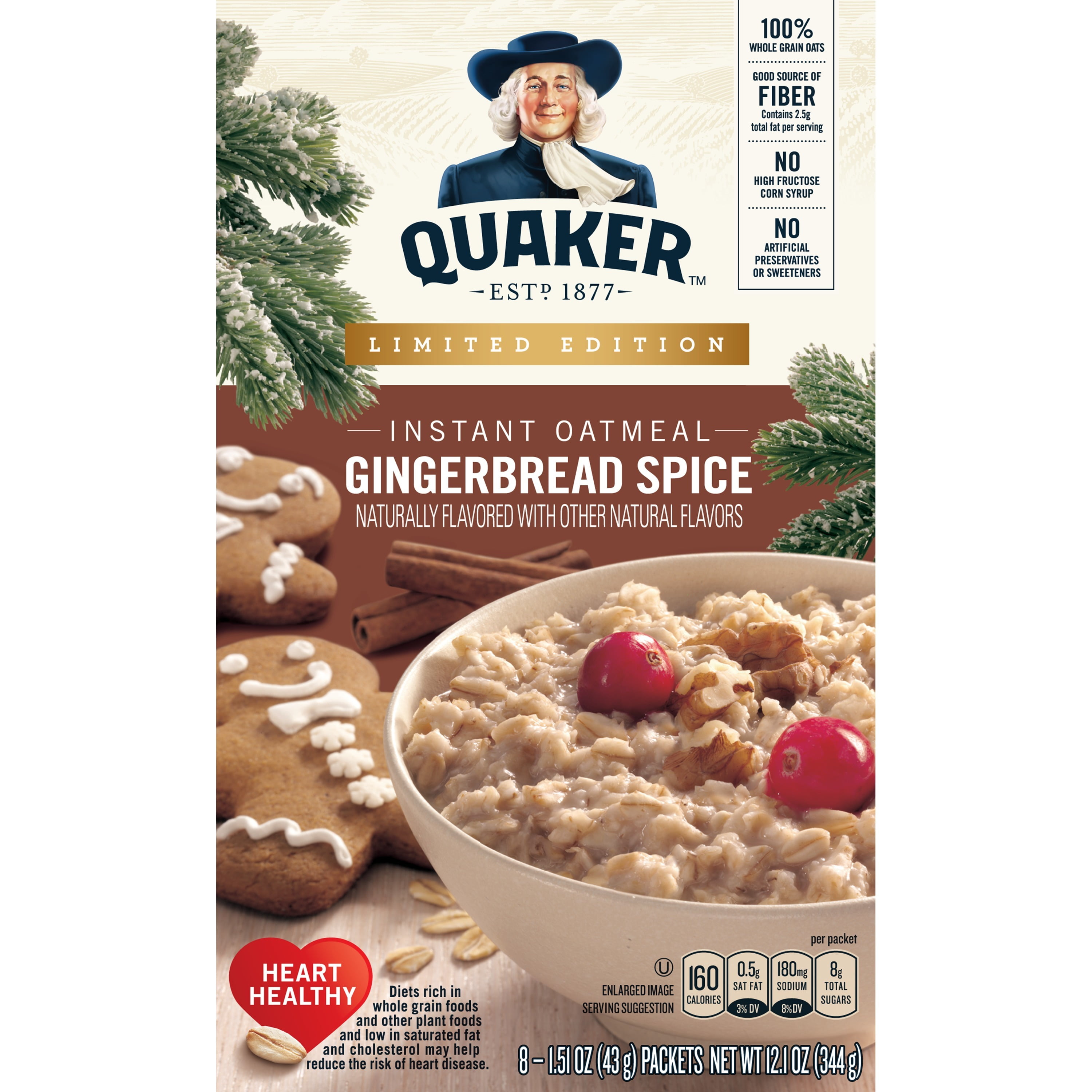 Quaker Instant Oatmeal Nutrition Facts Plain Nutrition Ftempo