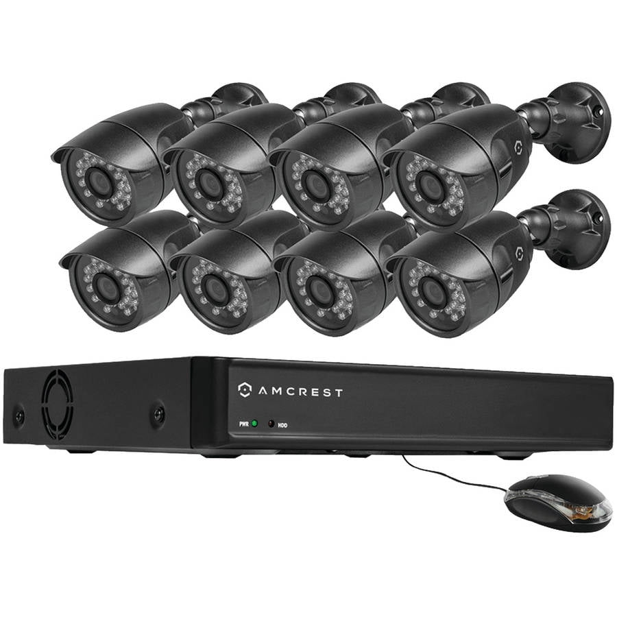 Amcrest AMDV65088B 8Channel 650TVL DVR Security System with 8