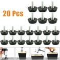 thumbnail image 4 of 20 Pcs Screw On Type FurnitureTable Chair Glide Leveling Foot Adjuster 22mmxM6, 4 of 6