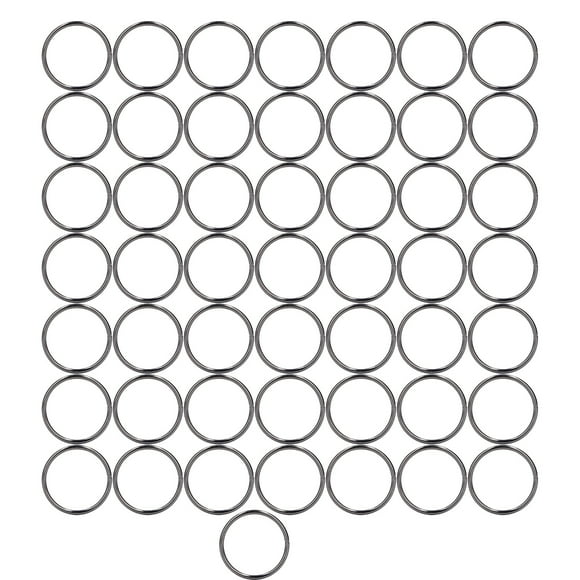Metal Rings,50Pcs Metal Rings Iron Metal Loop Metal Ringsfor Crafts Enhanced Durability
