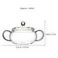 thumbnail image 6 of Glass Saucepan with Lid Pans Clear Pots for Cooking Casserole Stew Pot for Restaurants, 6 of 6