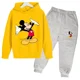 thumbnail image 3 of Sudadera con capucha y pantalones deportivos para niños y niñas de Disney Cartoon, conjunto de 2 piezas de moda de primavera y otoño, ropa deportiva para niños, 3 of 5