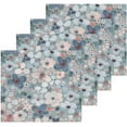 thumbnail image 2 of Coolnut Watercolor Flowers Wash Cloth Set of 4, 12 x 12 Inch Cotton Baby Washcloths Highly Absorbent and Soft Feel Fingertip Towels Face Towels for Bathroom, Gym, Spa Washcloth Gift, 2 of 7