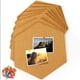 thumbnail image 4 of Monstrate Tablero de mensajes hexagonal para Hotel en casa, placa de notas de madera extraíble autoadhesiva, tableros de chinchetas para Decoración del hogar 50 Piezas Chinchetas, 4 of 6