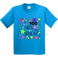 thumbnail image 3 of Inktastic 100 Days of School Pastel Stars Youth T-Shirt, 3 of 5