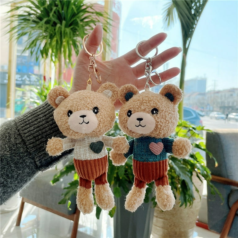 Teddy bear shop key rings