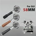 thumbnail image 3 of 58MM Coffee Bottomless Portafilter Naked For E61 EXPOBAR Two Ears With Filter Basket Espresso Machine Accessories Barista Tools, 3 of 7