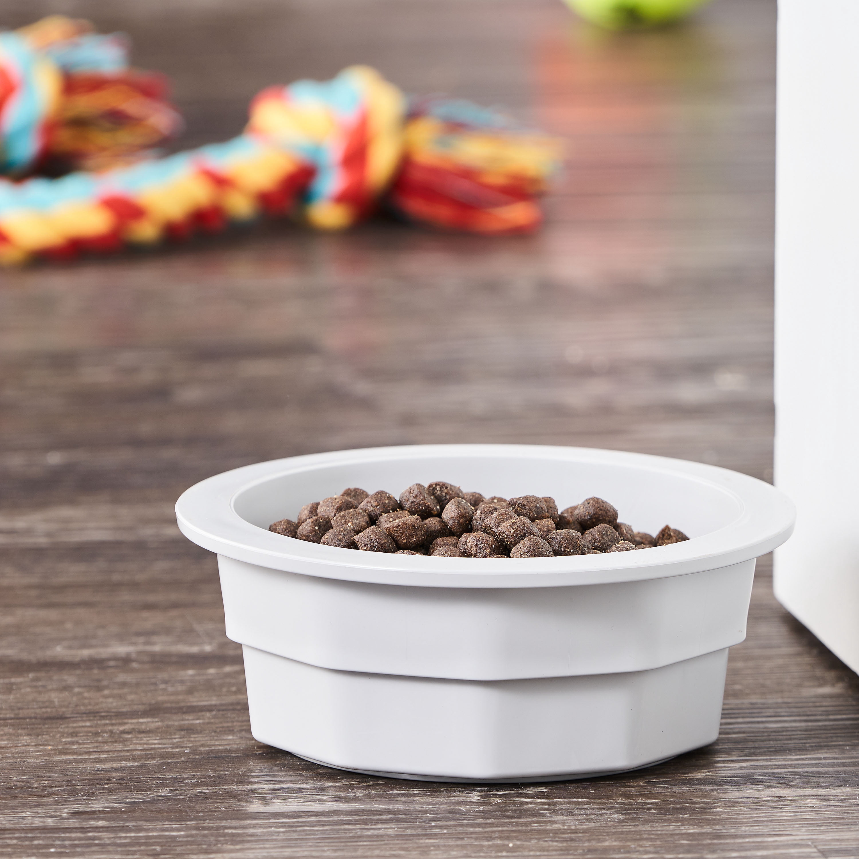 Vibrant Life Small Crock Dog Bowl, Gray
