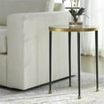 thumbnail image 2 of Uttermost Stiletto Contemporary Iron Metal/Glass Side Table in Gold/Black, 2 of 4
