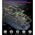 thumbnail image 7 of case for Samsung Galaxy S21 FE Man Case,Camouflage Sturdy Phone Case with Heavy Duty Shockpro of Military Grade Anti-Fall Protection and Built-in Magnetic Cover for Samsung Galaxy S21 FE MC Army Green, 7 of 7