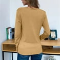 thumbnail image 4 of Womens Solid Button Down Long Sleeve Classic V Neck Knit Cardigan Sweater Extra Long Sweater Open Back Sweaters Sweater Jacket Womens Fuzzy Sweater Cardigan Women Oatmeal Cardigan Sweaters for, 4 of 6