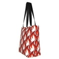thumbnail image 4 of Gaeub Fire Symbols Printed Tote Bag Grocery Bag Reusable Shoulder Bag with Zip for School Kitchen Park DIY, 4 of 9