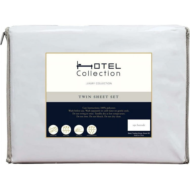 Hotel Collection Sheet Set Hotel Luxury 1800 Bedding Sheets Pillowcases Extra Soft Cooling Bed sheets Deep Pocket up to 17 inch Mattress