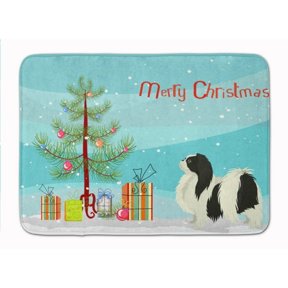 Japanese Chin Christmas Tree Machine Washable Memory Foam Mat