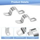 thumbnail image 2 of Uxcell 20-Pack Abrazaderas de Conducto, 7/8" Abrazadera de Tubería Rígida de Acero Inoxidable 304 M22 Soporte de Tubería para Fontanería, 2 of 7