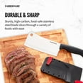 thumbnail image 3 of Farberware Edgekeeper Classic 6-inch Cleaver Knife with Black Self-Sharpening Sleeve and Handle, 3 of 13