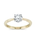 thumbnail image 1 of 1.00 T.C.W Round Shape Natural Diamond Latest Design Solitaire Wedding Ring for Ladies Solid 14K Yellow Gold Size 8, 1 of 7