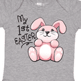 thumbnail image 4 of Inktastic My 1st Easter Cuddly Pink Bunny Boys or Girls Baby Bodysuit, 4 of 5