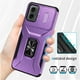 thumbnail image 5 of Funda para GANGXUN Motorola Moto G 5G 2024 - Soporte metálico, Función magnética, Morado, 5 of 5