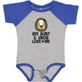 thumbnail image 3 of Inktastic Aunt and Uncle Love Me Nephew Lion Boys Baby Bodysuit, 3 of 5