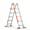 Silver, variant on Shade&Beyond A Frame 5 Step Ladder Extension, 17 Ft Anti-Slip Multi Position Ladder, Storage Folding Ladder, 330 lbs Security Load Telescoping Aluminum Ladders for Stairs Home Indoor Outdoor Roof