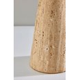 thumbnail image 5 of Adesso Travis 25.5" 3-Way Travertine Table Lamp with White Textured Drum Shade, 5 of 6