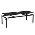 thumbnail image 5 of Aukfa 78" Large Dining Table for 6–8, Modern Farmhouse Rectangular Kitchen Table with Metal Legs & Scratch-Resistant for Family Gatherings,Black, 5 of 8
