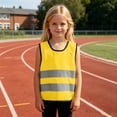 thumbnail image 5 of Trikvn Kids Reflective Safety Vest High Visibility Breathable Mesh Lightweight Waistcoat with Hook and Loop Closure for Cycling Walking Running Outdoor Crossing Guard, 5 of 9